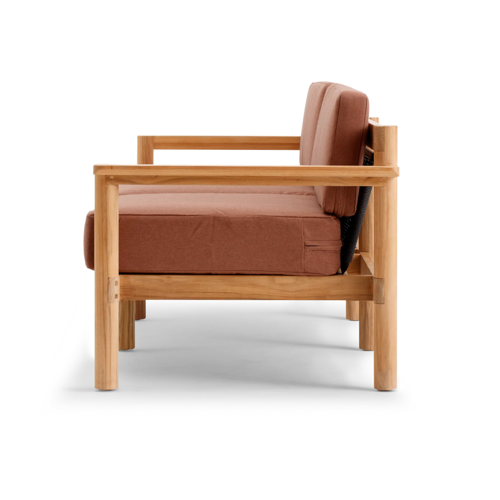 Haven 63" Sunbrella® Patio Loveseat, Sunbrella Rust