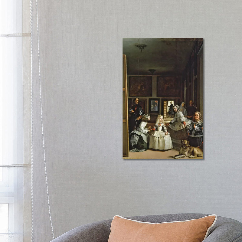 Las Meninas Or The Family Of Philip IV, C.1656 by Diego Rodriguez De Silva Y Velazquez - Wrapped Canvas Painting