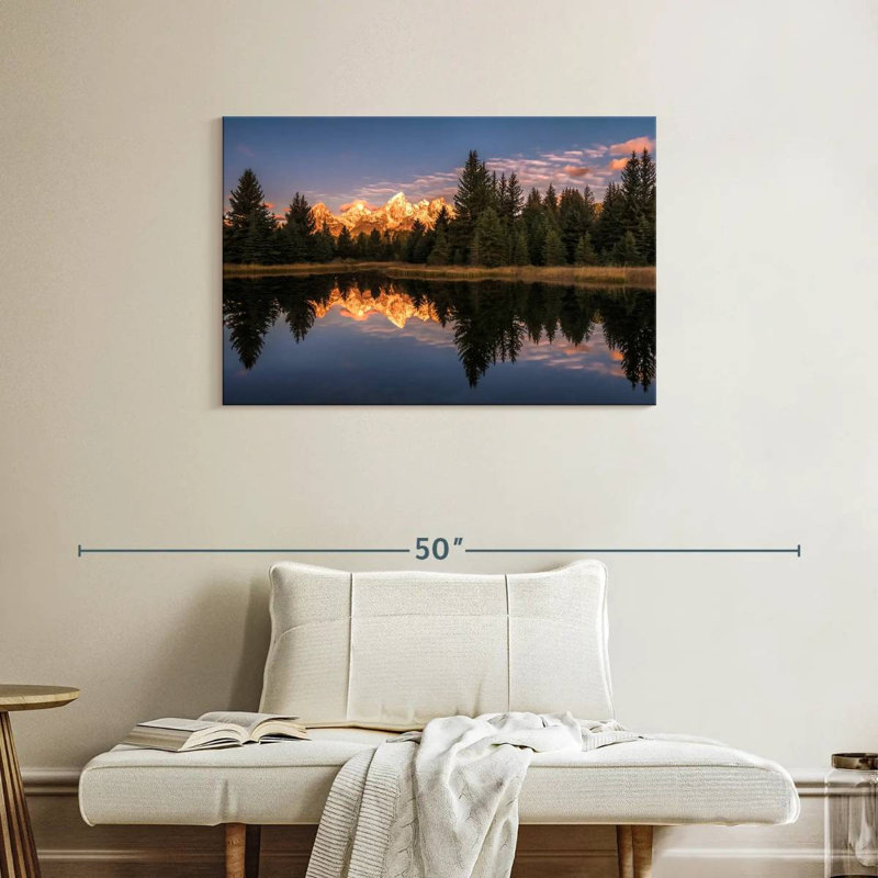 Alvord Schwabacher Landing Dusk, H 24 po x l 36 po
