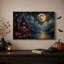 Art mural sur toile Spooky Witch House-494358178