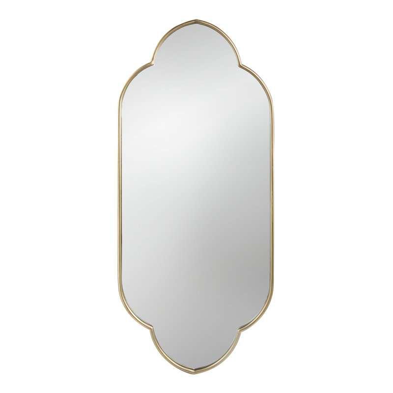 Decorative Wall Mirror with Notched Edges