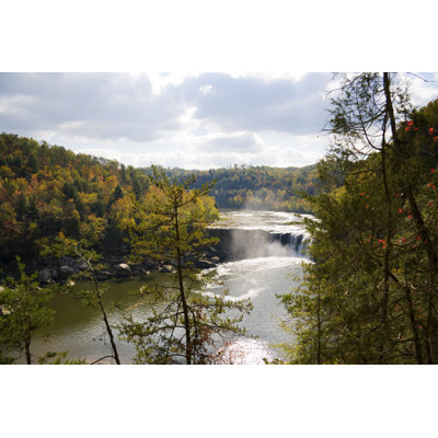 Cumberland Falls by Alexeys - Wrapped Canvas Print