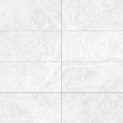 Opera 12" x 24" Marble Look Glossy Porcelain Tile