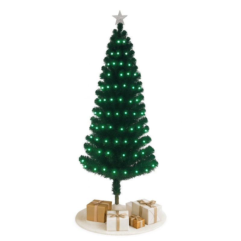 Fibre Optic Light Up LED Christmas Tree T821A, 5.91' H