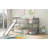 Bunk Bed With Slide And Ladder, Gray-514916512