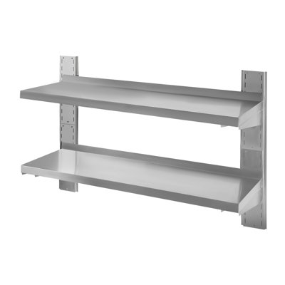 Leonidis 39.4'' W Stainless Steel Height -Adjustable Storage Rack