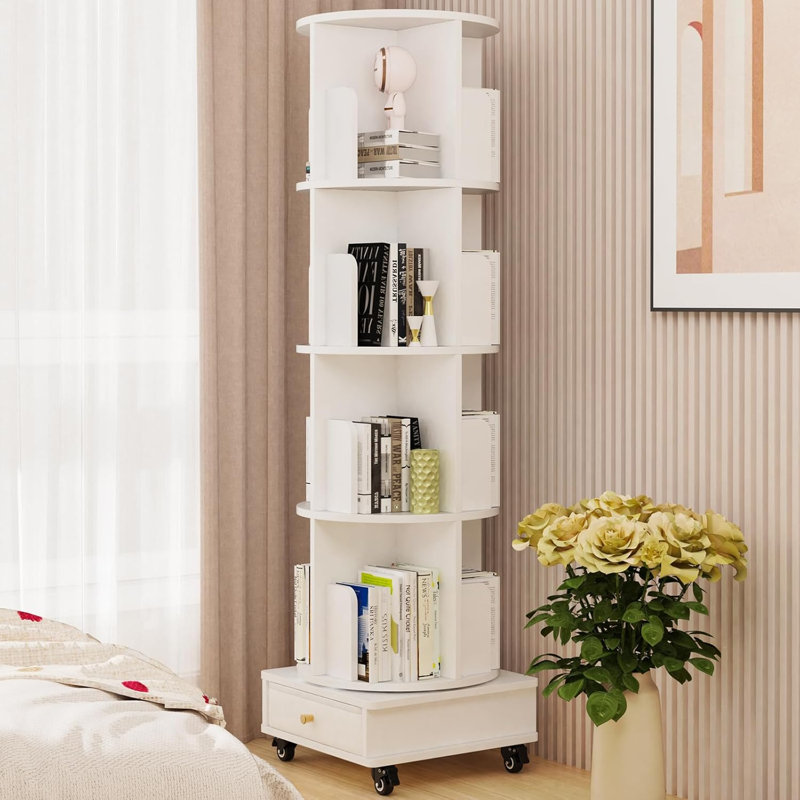 40cm W Bookcase, 57 ″H x 15.7 ″W x 15.7″ D