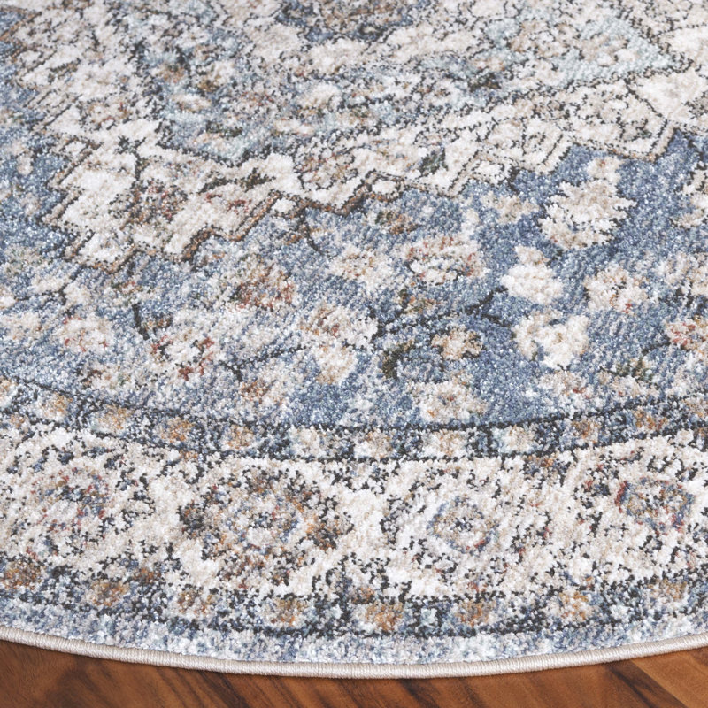 Jacomine Performance Oriental Rug, Round 5'3"