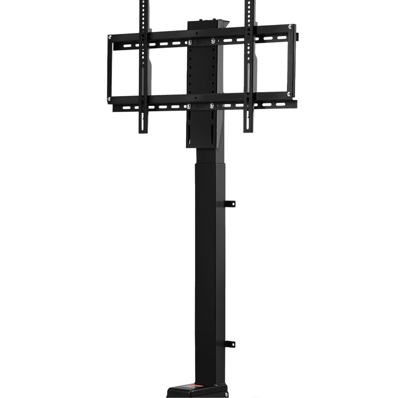 Téléviseur motorisé, course de 35 pouces de long, s'adapte à 32 65 téléviseurs, hauteur réglable 28,7 64,2 pouces, capacité de 154 lb, cadre en acier au carbone noir, relevage motorisé en temps réel, course, acier, télécommande