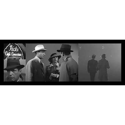 " Casablanca Collage Bogart Bergman Henreid "