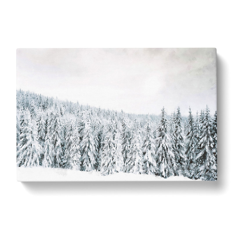 Winter Trees - Wrapped Canvas Print, 40cm H x 60cm W x 3cm D