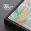 «Abstract Botanical Mid Century Shape», reproduction d'aquarelle sur toile encadrée sur toile-98042285-111176739