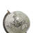 Marble Educational/Geographic Earth White Globe with Marble Base