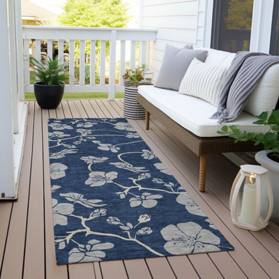 Tapis intérieur / extérieur bleu Inoa 
