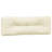 vidaXL Pallet Cushion Cream 100% polyester Large-2111859987-2111859990