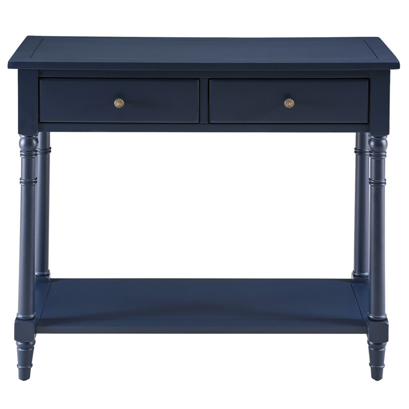 Beauman 90 cm W Console Table, Blue