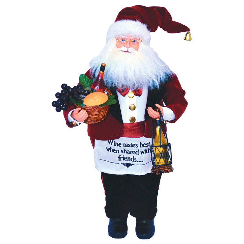 Figurine Père Noël De 17,5"