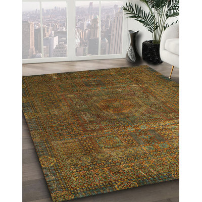 Tapis brun Southwestern