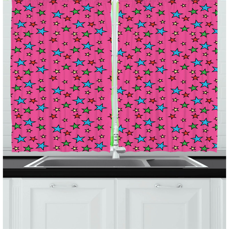 Pointed Kitchen Curtain