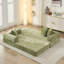 Coussin de plancher au sol, matelas convertible confortable avec accoudoirs, support à ressorts, pliage peu encombrant, coussins pour le salon en chenille pliable, conception modulaire sur mesure, respirant-1756344822