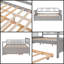 Solid Wood Full Size Daybed with Twin Trundle - Space-Saving Sleeper Sofa, Grey