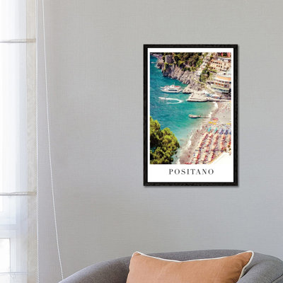 Positano Travel Poster - Print on Canvas