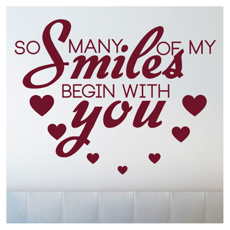 Wall Decal, Burgundy, Large