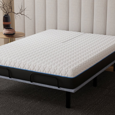 12 Inch Memory Foam Split Top King Mattress With Copper Infusion, Cooling Cover, Gel Comfort And Stable Support Mattress, Phase - Change, Layers, Sleep Perfection