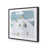 Weathered Zinc Single Picture Framed, Solid Wood selected