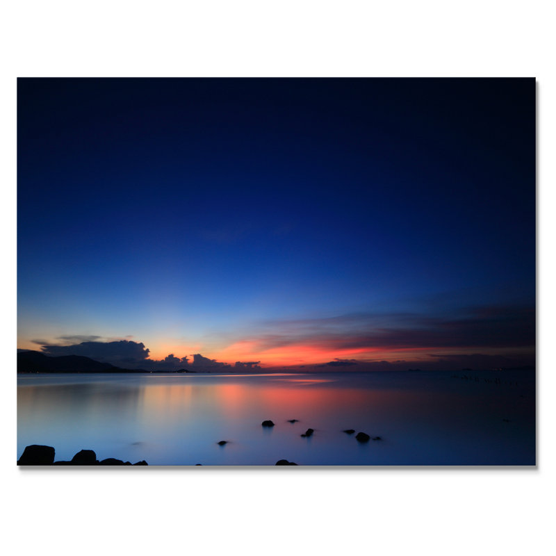 «Panoramic Cloud and Sky At Sunset II», reproduction sur toile, H 8 po x l 12 po x P 1 po, Toile tendue