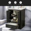 Meuble-lavabo 24 po avec lavabo en céramique, meuble Storae autoportant moderne avec poignées argentées, portes à fermeture douce-1840397296