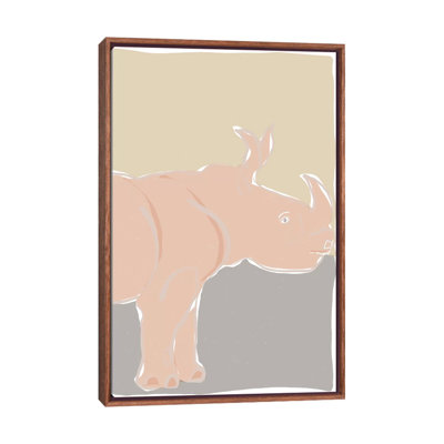 " Pastel Zoo I " Graphic Art Print