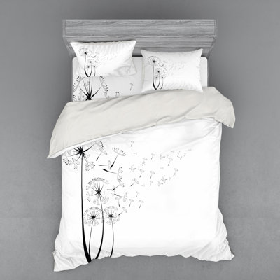 Dandelion Farmhouse / Country Floral Duvet Cover