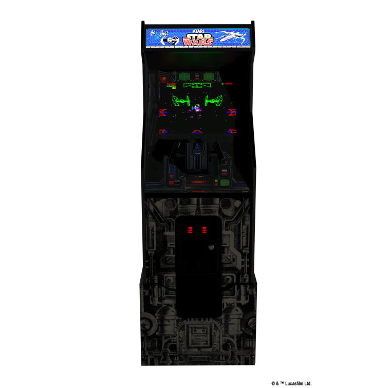 back of arcade machine