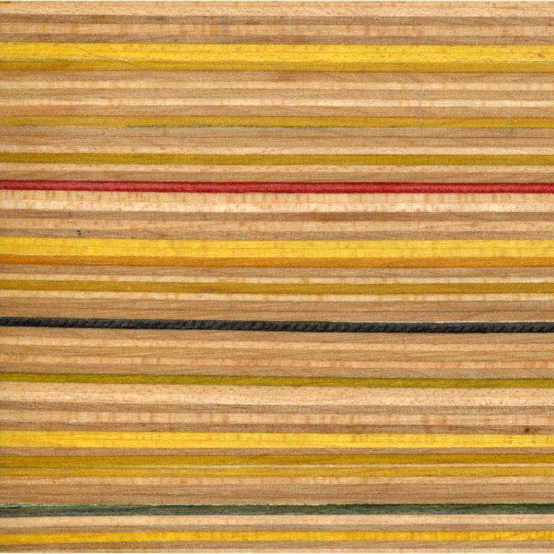 rePly 4" x 4" Ceramic Patterned Tile, Yellow