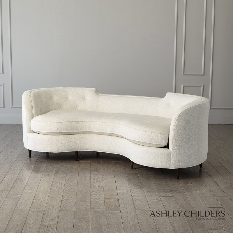 Lauren 89.5'' Curved Sofa
