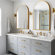 Vercher Metal Arched Bathroom/Vanity Mirrors