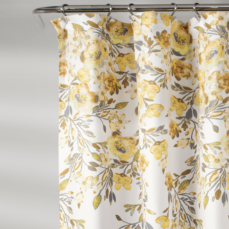 Rideau de douche Tanisha, Jaune
