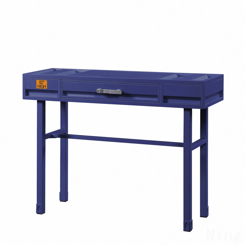 Meuble-lavabo à finition bleue