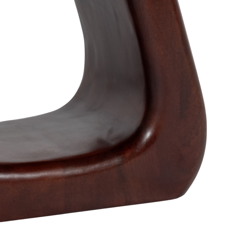 Round Coffee Table with Solid Wood Base, Beautiful Modern Living Room Table, 34"