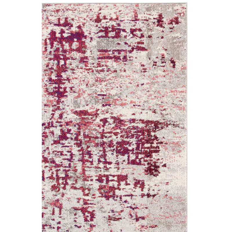 Tapis gris / bleu Gammage, Rectangle 3 pi x 5 pi, Grey/Blue