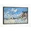 On The Beach At Trouville, 1870 by Claude Monet - Floater Frame Painting on Canvas-950999365-950999363