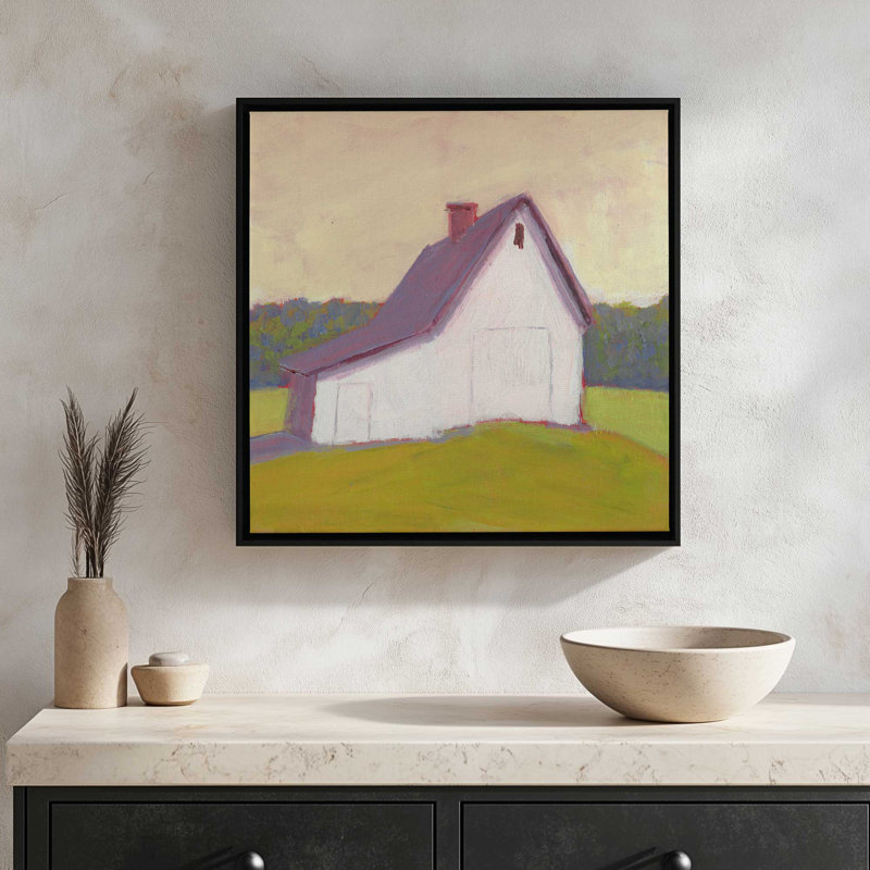 Impression sur toile Chiffon Sky par Carol Young, H 20 po x l 20 po, «Floater», reproduction encadrée sans passe-par