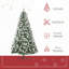 Sapin de Noël artificiel enneigé 6 pi