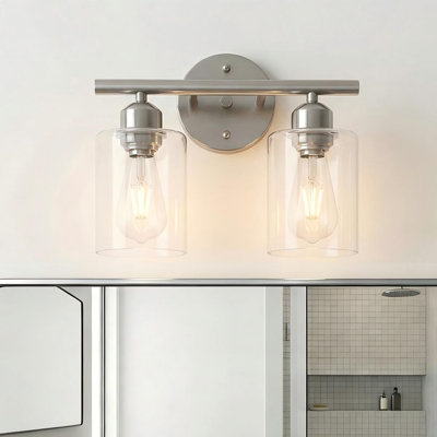 Berumen Bathroom Glass Vanity Light
