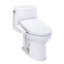 TOTO® WASHLET+® UltraMax® II 1G® One-Piece Elongated 1.0 GPF Toilet and WASHLET+® S2 Bidet Seat, Cotton White - MW6043346CUFG#01