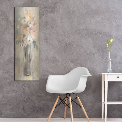  «Textured Floral 2» par Silvia Vassileva, art mural en métal