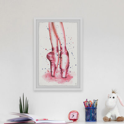 Alturas Cultural Dancing Ballet Shoes Framed Print
