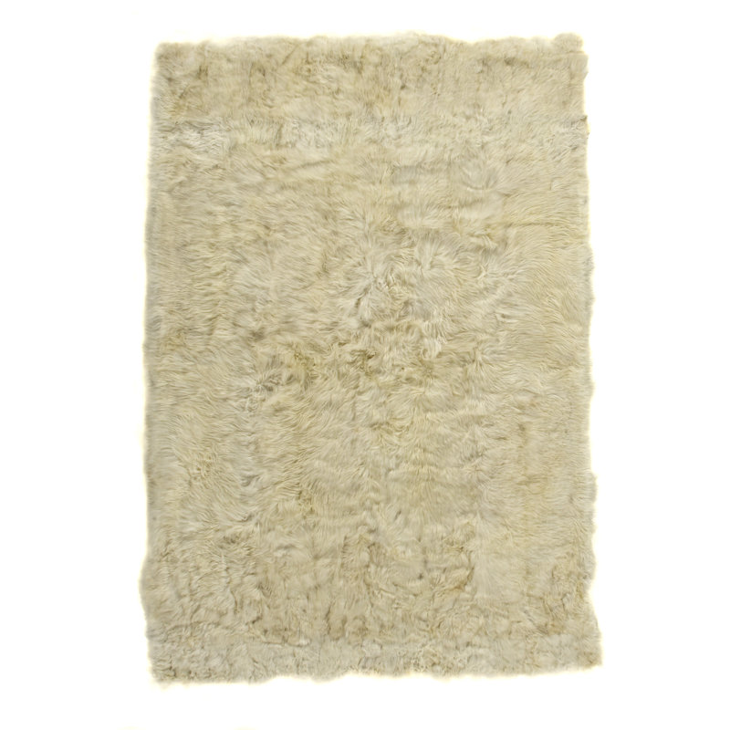 Alpaca Natural Area Rug, Rectangle 8' x 10'