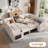 8-Seater Large Sectional Sofa Bed With Storage Lovescat, Modular Sleeper Sofa With Usb Port & Cup Holder, 108" U-Shaped Convertible Couch For Large Living Room-484175438
